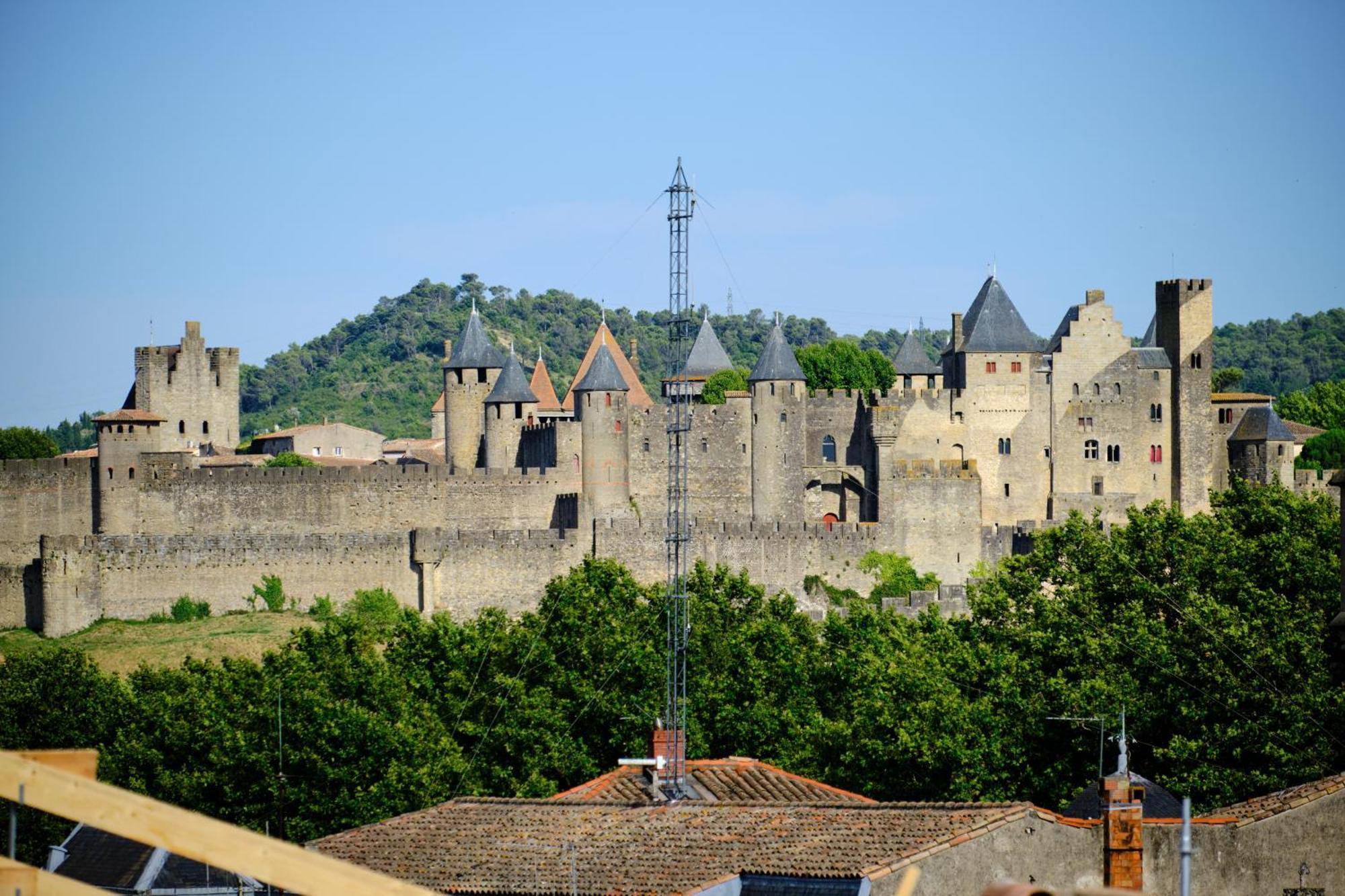 Mon Toit Carcassonnais •Hypercentre •Terrasse •Vue Carcassonne Exterior foto