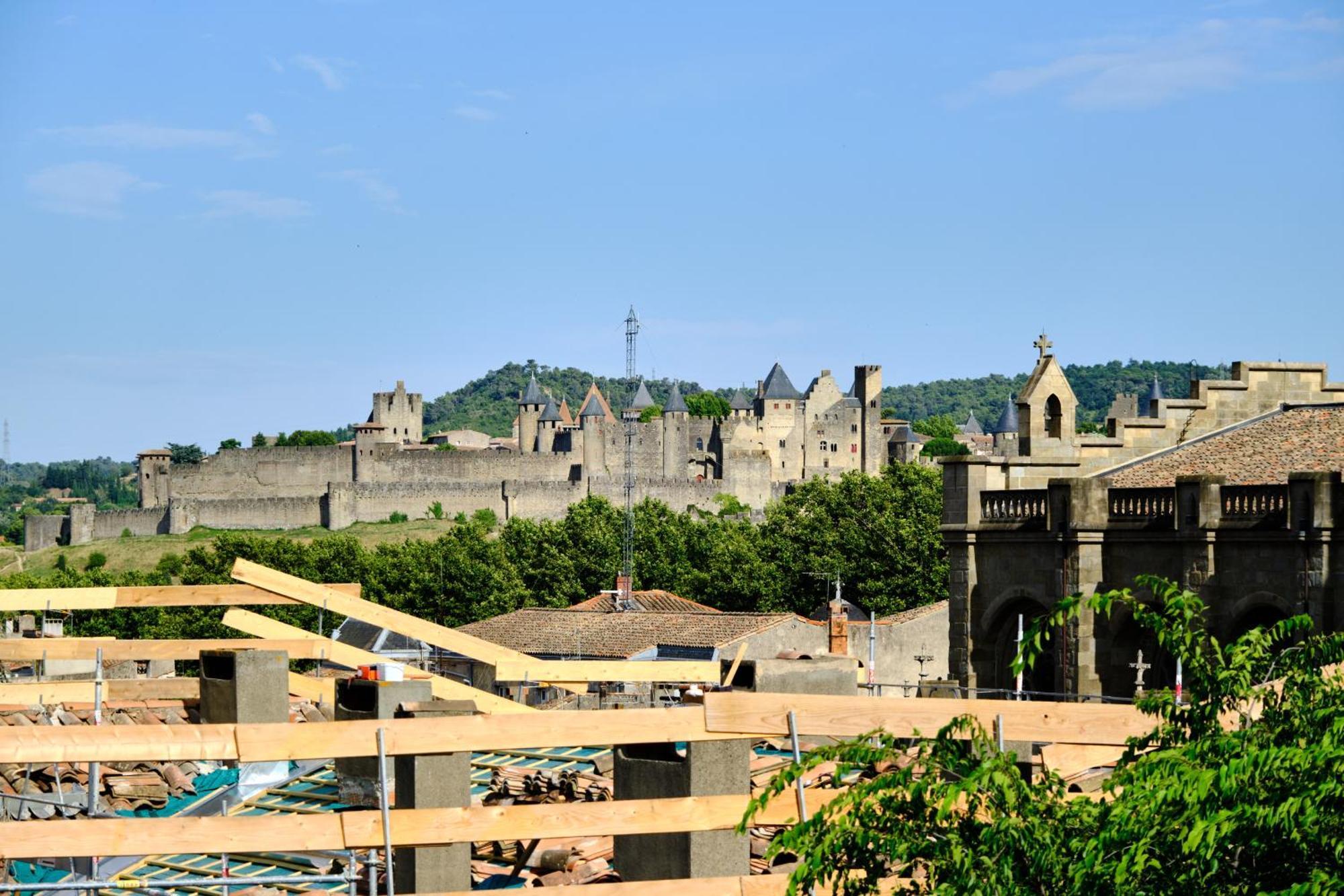 Mon Toit Carcassonnais •Hypercentre •Terrasse •Vue Carcassonne Exterior foto